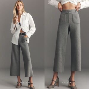 The Colette sweater knit crop wide leg pants by Maeve